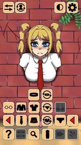 卡在墙上的少女3