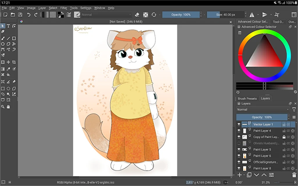 Krita绘画