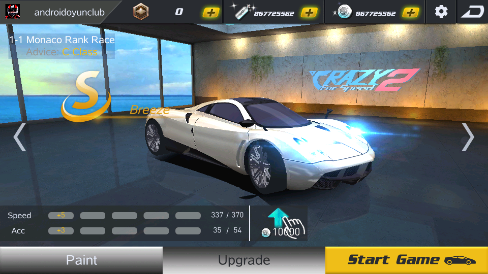 极速疯狂赛车2无限金币版(Crazy for Speed 2)