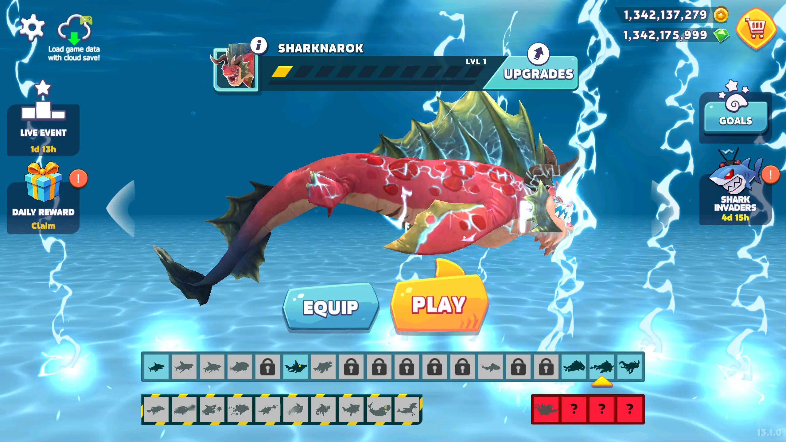 饥饿鲨进化无限金币钻石版