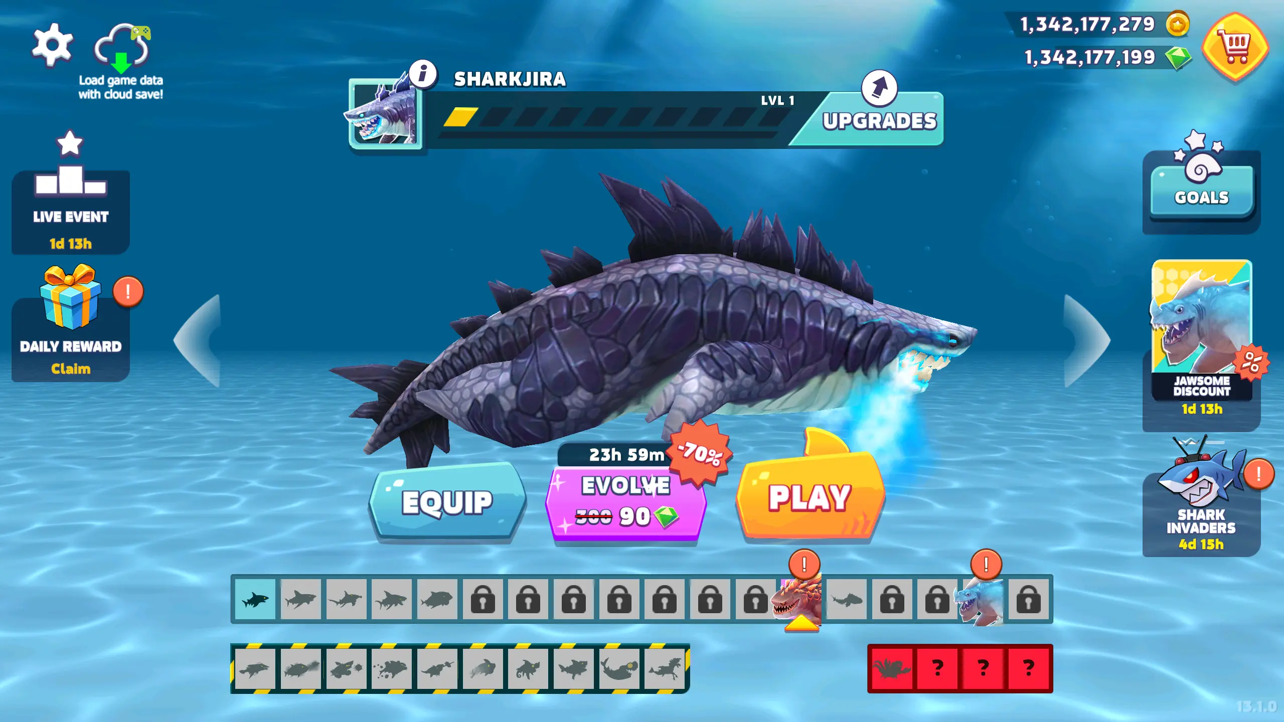 饥饿鲨进化破解版