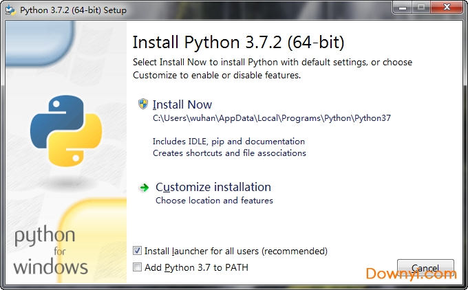 python3.x windows版