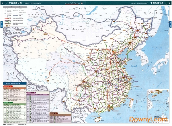 中国高速公路地图全图