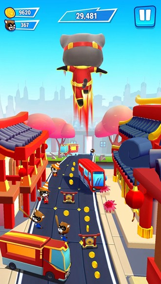 汤姆猫英雄跑酷无限金币钻石版 2025最新版v4.2.1.4582