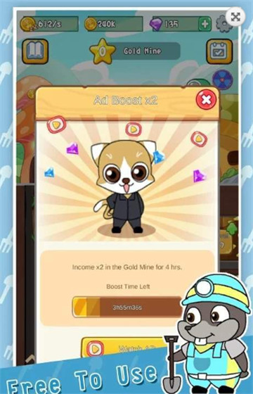 疯狂老鼠矿工游戏