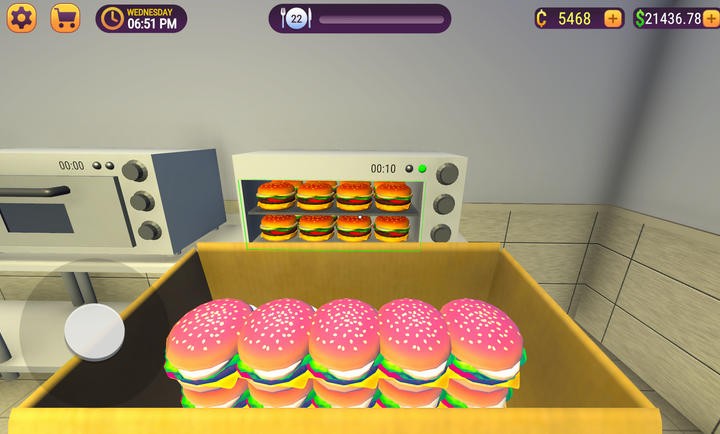 汉堡店模拟器中文版 安卓版v0.7