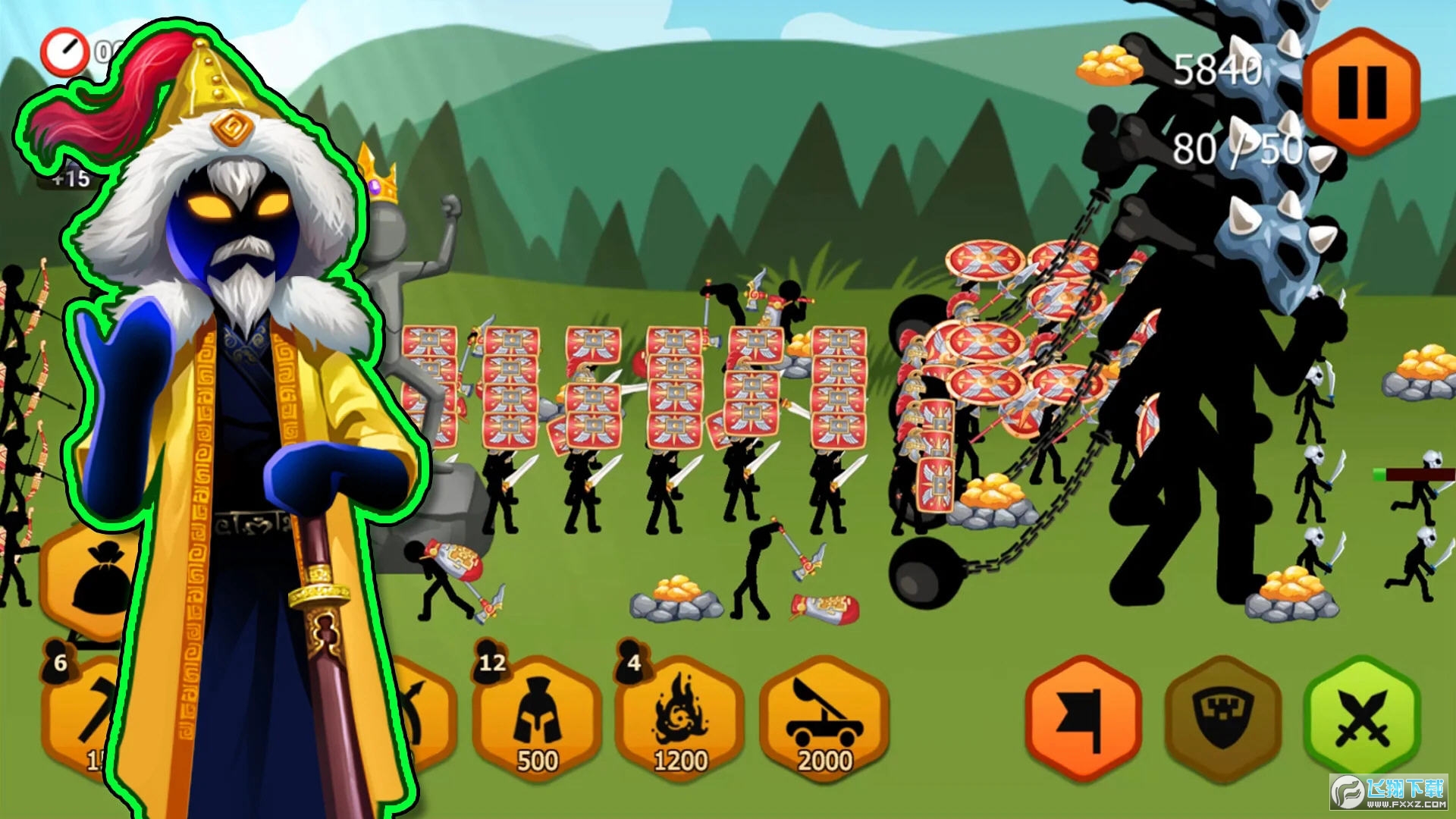 火柴人之战2帝国战争无限金币版