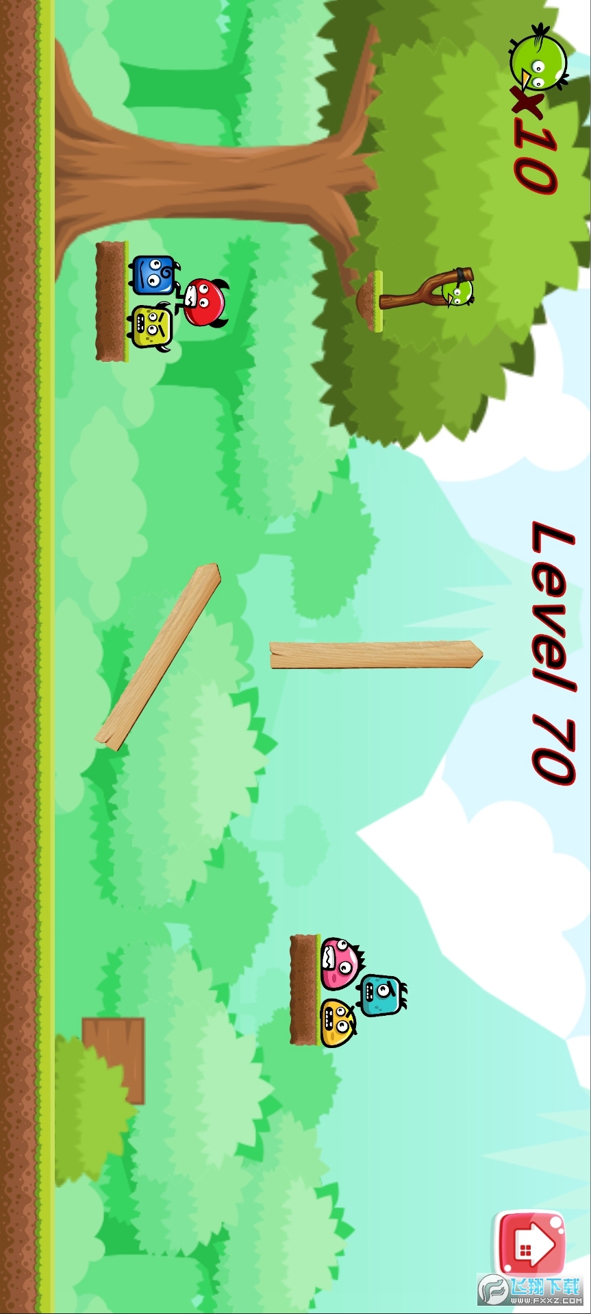 疯狂的小鸟全关卡解锁版