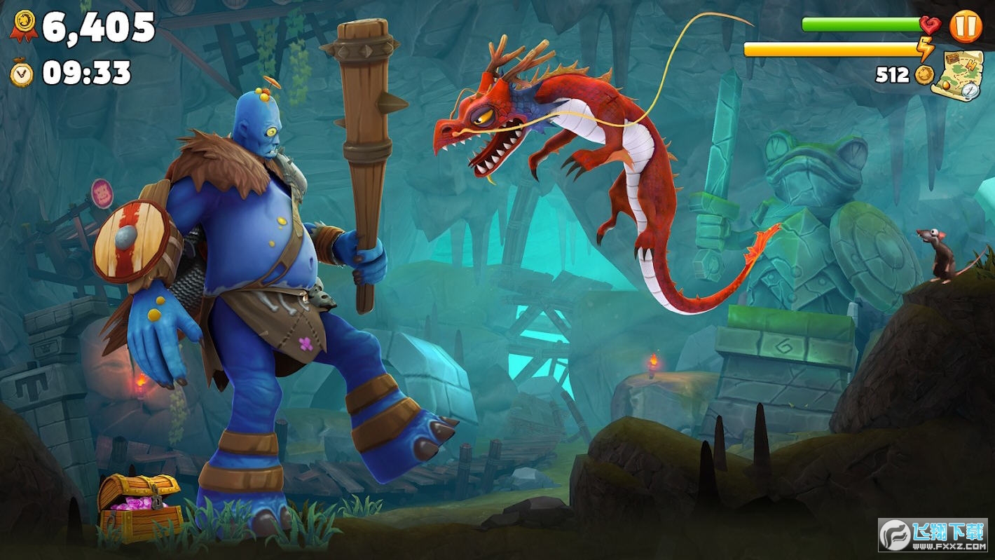 饥饿龙国际服内购破解版无限钻石