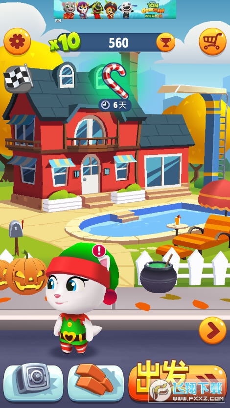 汤姆猫跑酷无限金币钻石鞭炮版