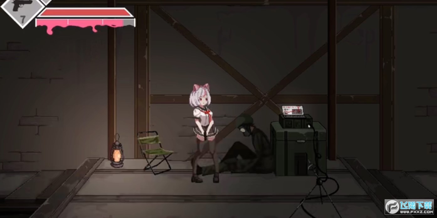 白毛少女大战僵尸游戏最新版(Syahata)