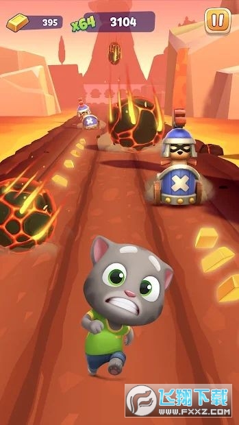 汤姆猫跑酷2免广告破解版(Talking Tom Gold Run 2)