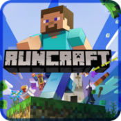 Runcraft火山哥哥自制我的世界跑酷游戏手机版
