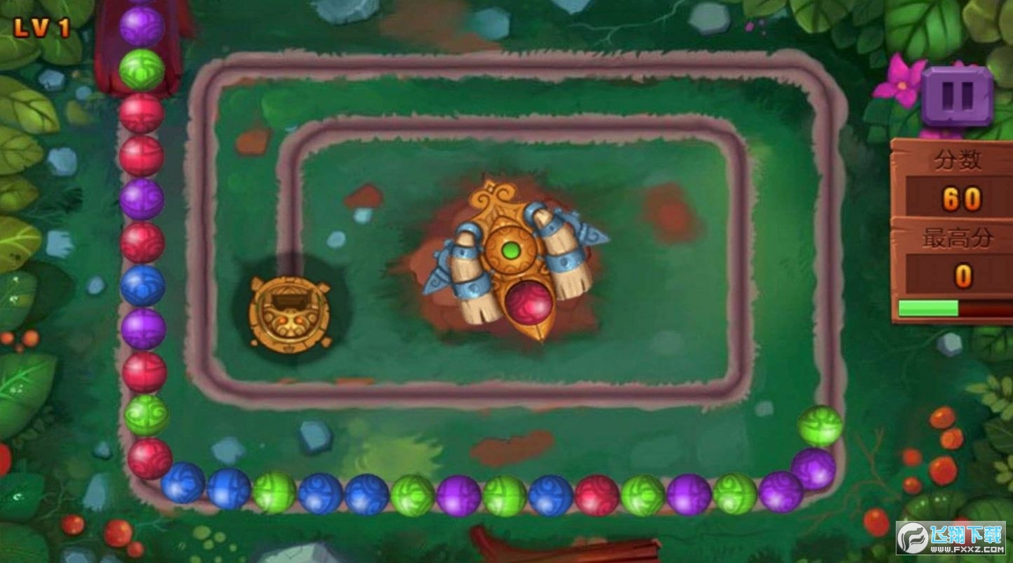 经典祖玛泡泡龙游戏中文手机版