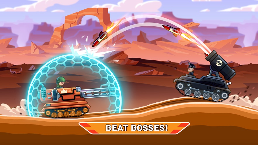 山地坦克大战最新版本(Hills of Steel)