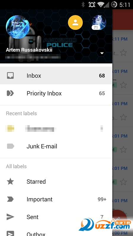 谷歌Gmail(for Andriod)