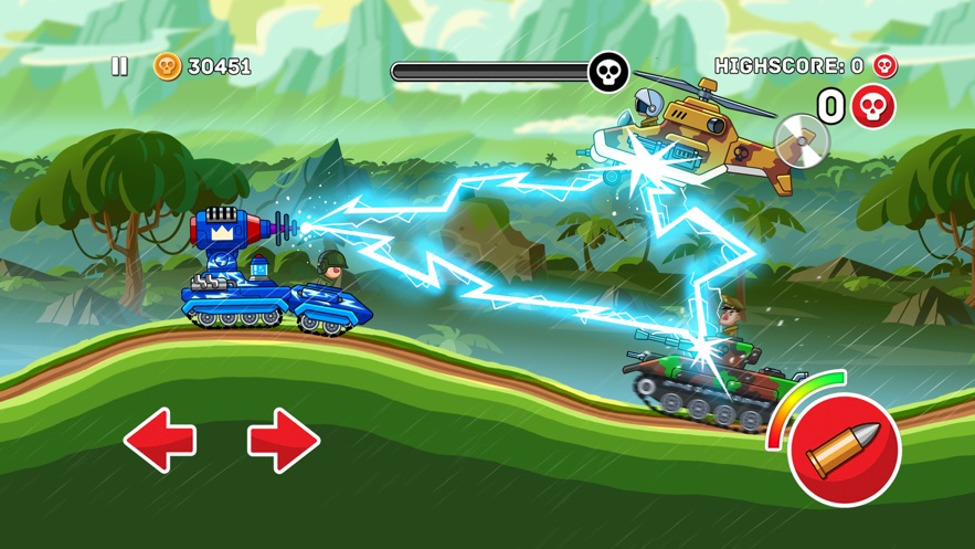 山地坦克大战最新版本(Hills of Steel)