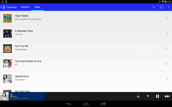 音乐播放器(Songza)