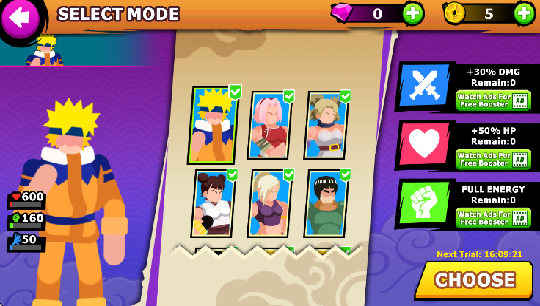 忍者终极传奇手游全人物解锁版