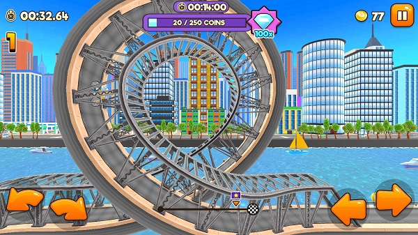 自行车冲刺游戏