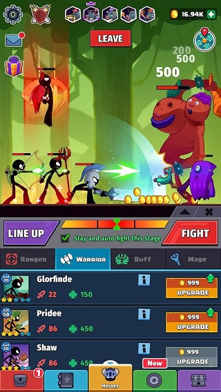 火柴人英雄怪物时代最新版本(Idle Stickman)