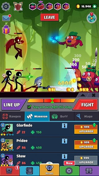 火柴人英雄怪物时代最新版本(Idle Stickman)