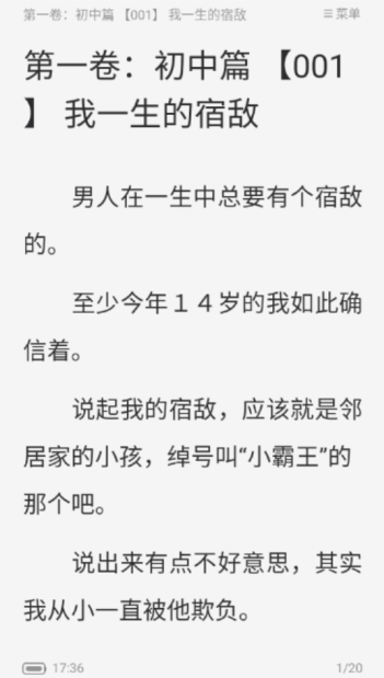 满阅小说去广告版本