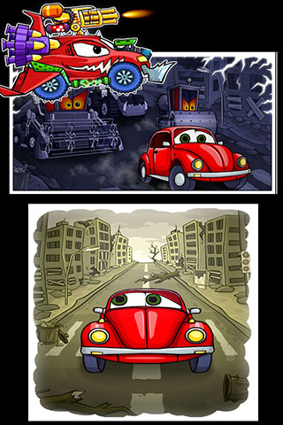 大车吃小车游戏