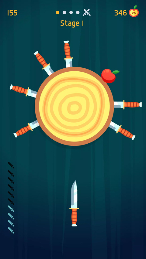 飞刀挑战游戏(Knife Hit)