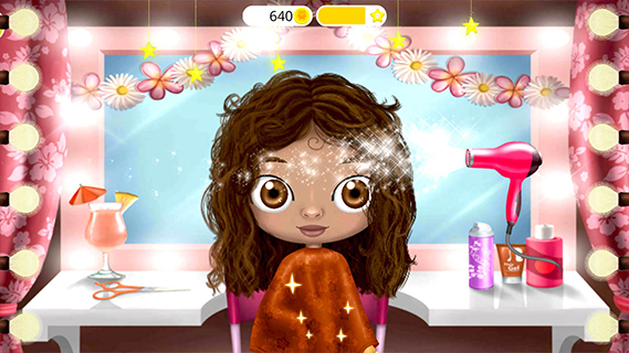 公主美发染发游戏
