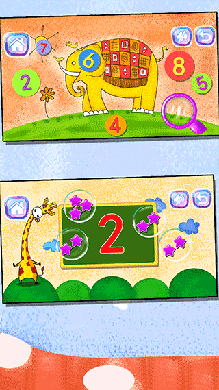 宝宝益智早教学数字