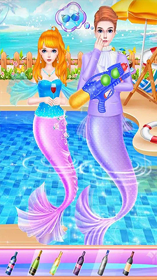 美人鱼公主化妆游戏