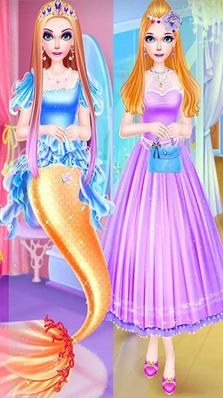 美人鱼公主化妆游戏