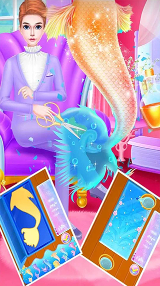 美人鱼公主化妆游戏