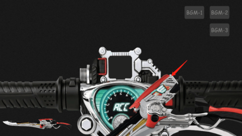 SWF假面骑士w变身模拟器