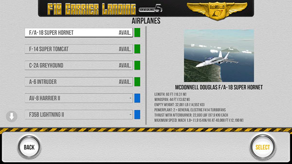 f18舰载机模拟起降游戏
