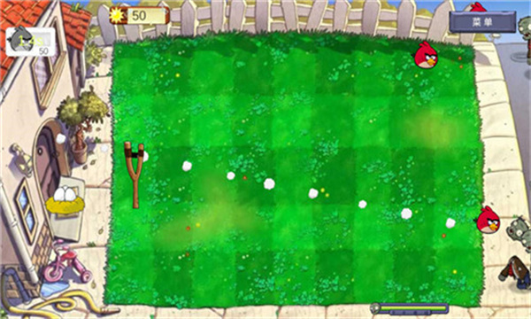 愤怒的小鸟大战僵尸太空版