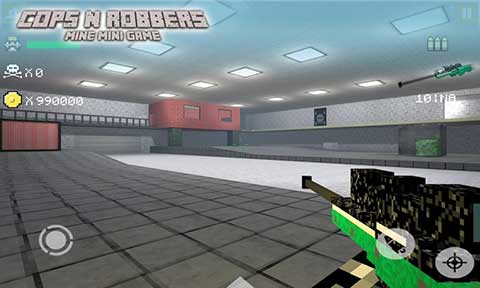 像素射击警察对强盗游戏