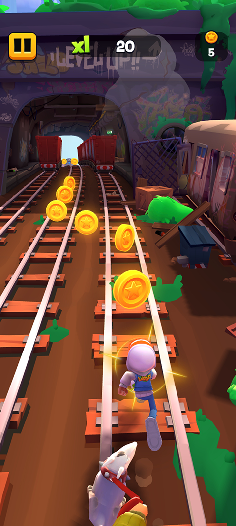 地铁跑酷2滑板英雄