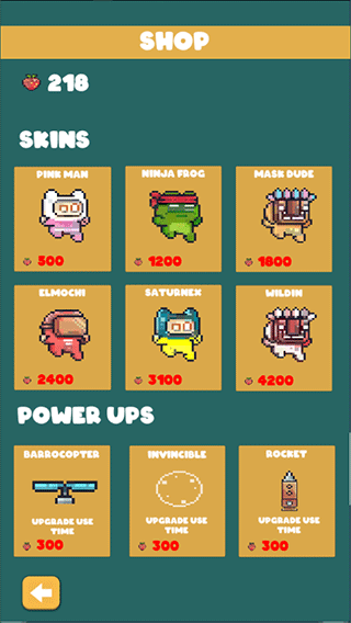 不断向上跳游戏