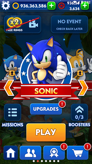 索尼克冲刺游戏