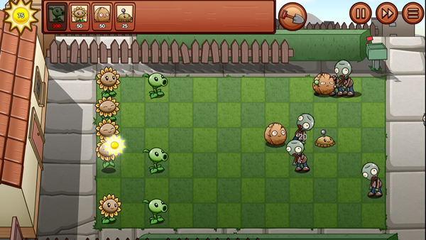 宅宅萝卜植物大战僵尸BW版