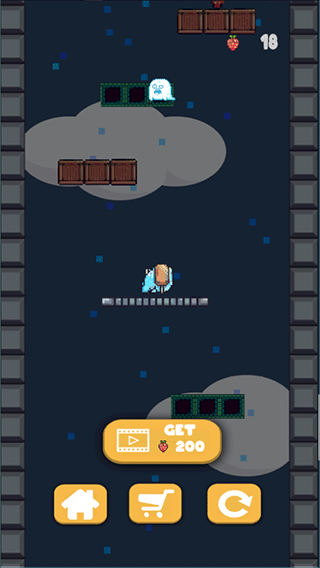 不断向上跳游戏