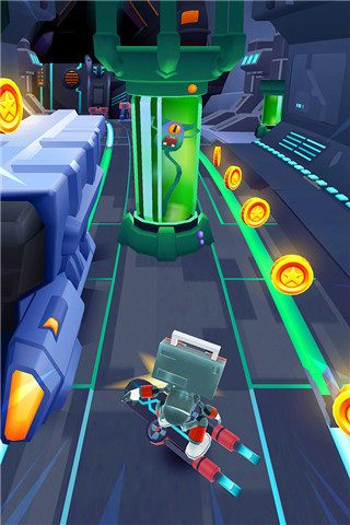 地铁跑酷火车顶跳跃技巧演示