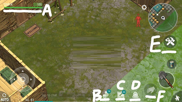 游戏主界面标注图