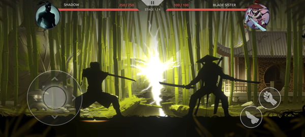 暗影格斗阴影操作布局示意图