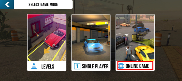 在线游戏模式选择界面