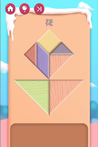 宝宝爱拼七巧板游戏