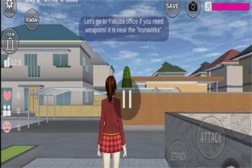 游戏地图右上角酒店分布示意