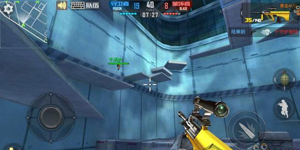 失重模式高空作战示意图